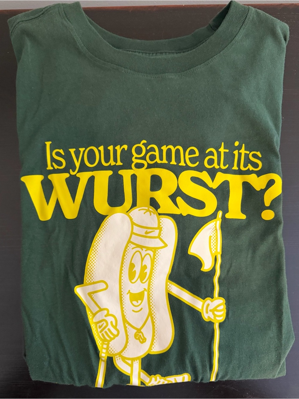 Limited Nike Golf Tee Shirt Coach Frank Your Wurst Links Pro Soul Food, Mens Med
